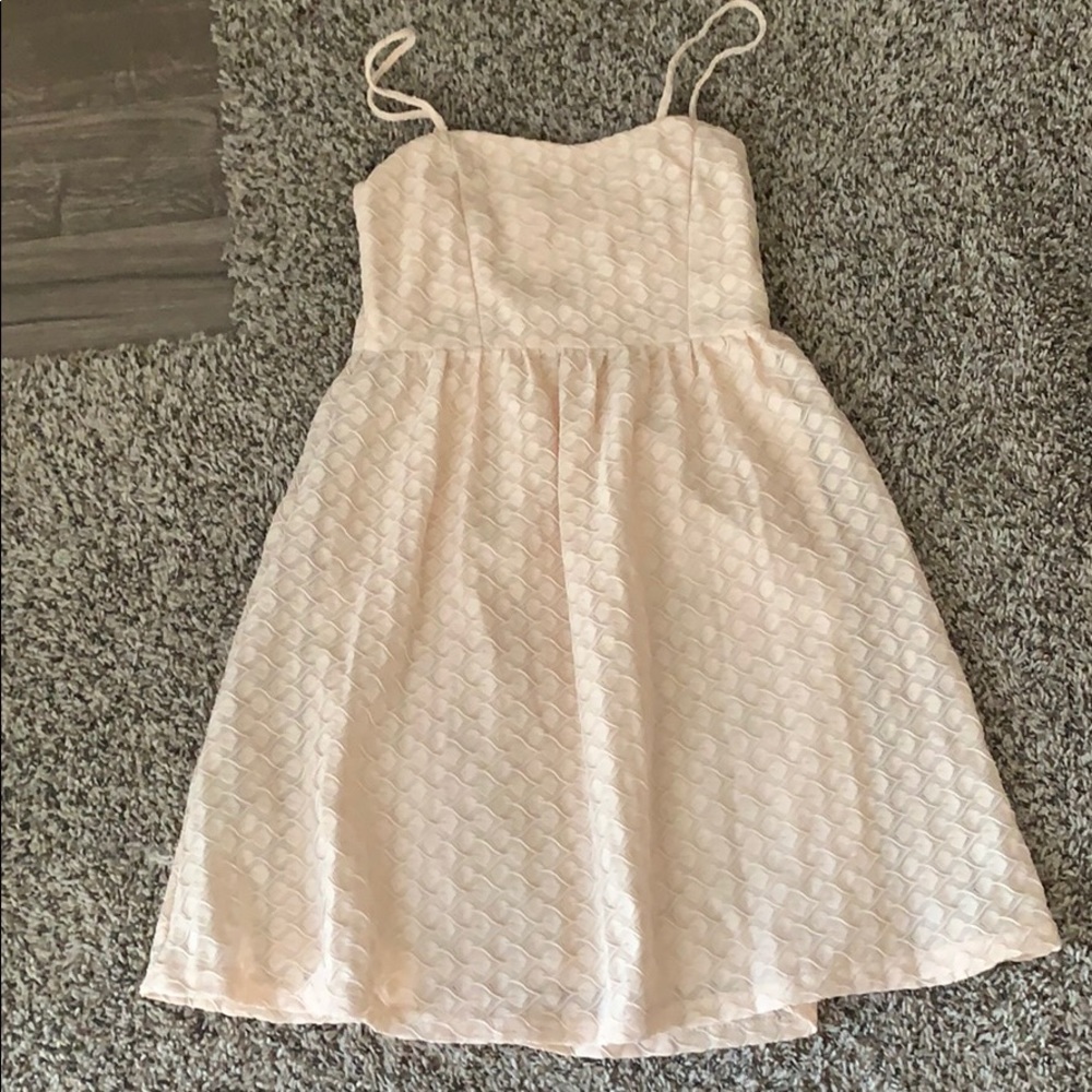 Cream mini dress